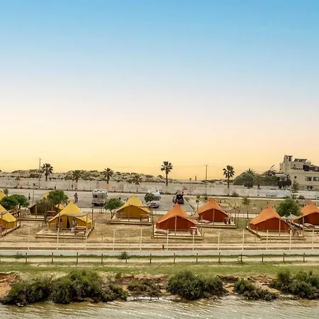 Stylish Glamping Tent With Shaded Terrace & Ambient Lighting In District, Portugal Holiday home *